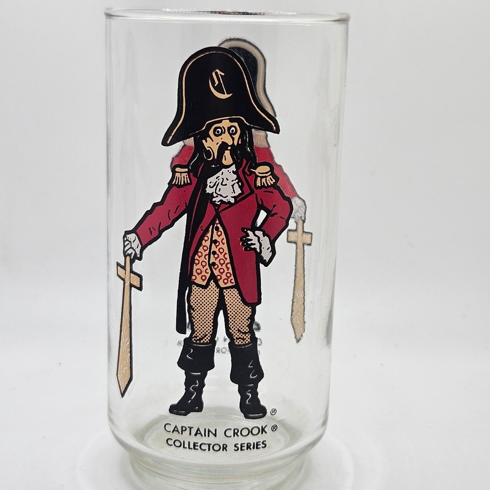 Vintage‎ Captain Crook Collector Series Drinking Glass McDonald's Character Cup